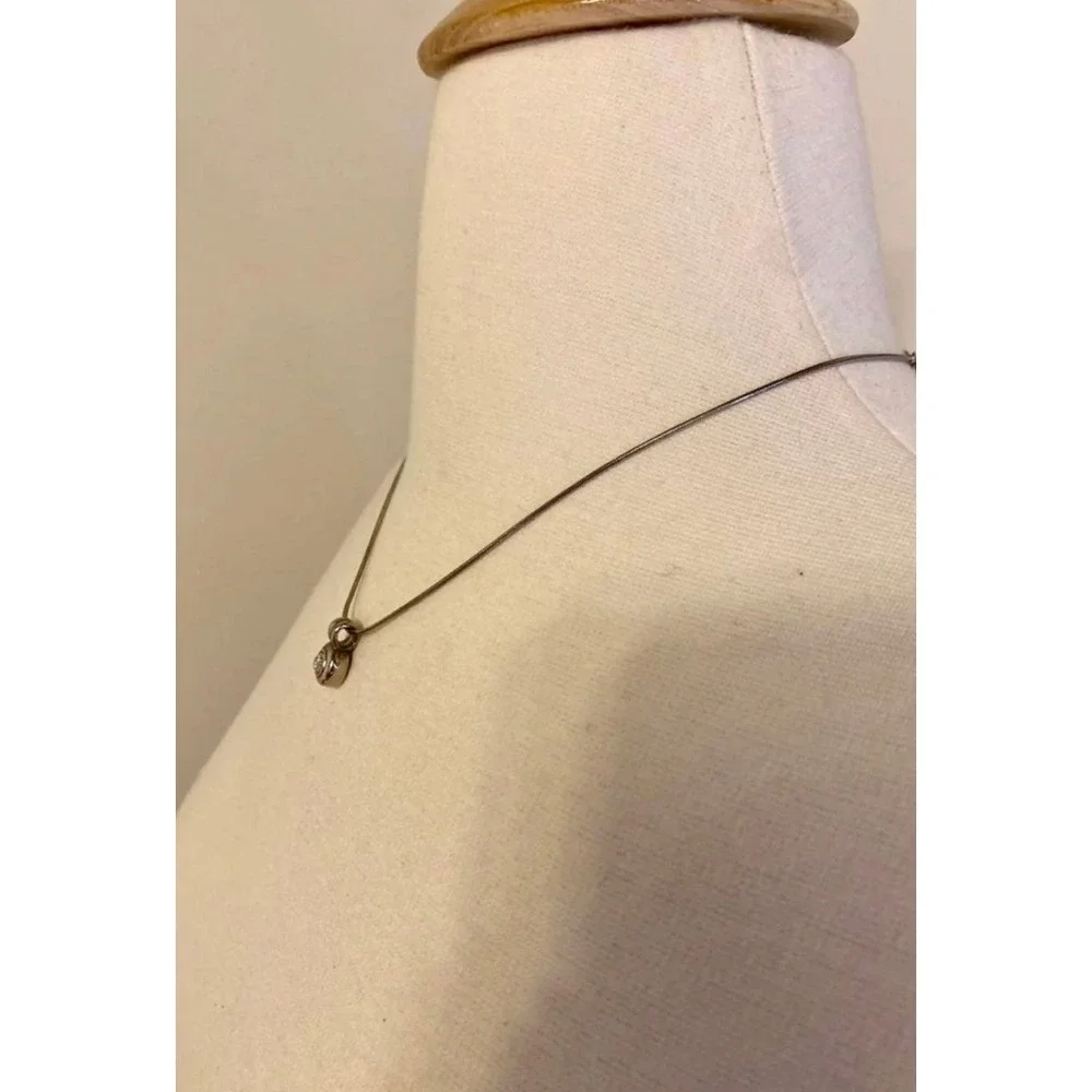 Retro Cubic Zirconium Necklace‎